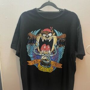 Black Taz Devil Graphic T-Shirt